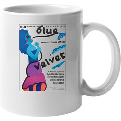 Blue Velvet,t-shirt, Polish, Poster, David Lynch, Movie, Film, Isabella Rossellini, Dennis Hopper  Unisex Mug