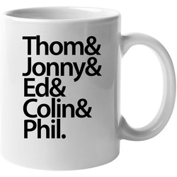 Radiohead Thom Yorke Names Eraser Bends Unisex Mug Radiohead Thom Yorke Names Eraser Bends Unisex Mug
