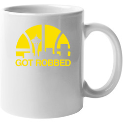 Got Robbed Seattle Basketball Cotton Irish Green Mug Got Robbed Seattle Basketball Cotton Irish Green Mug