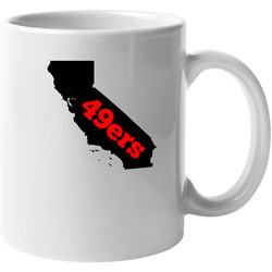 San Francisco 49ers Fan From New York State Silhouette Football Unisex Mug San Francisco 49ers Fan From New York State Silhouette Football Unisex Mug