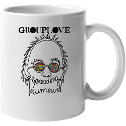 Spreading Rumours Grouplove White Tee Unisex Mug Spreading Rumours Grouplove White Tee Unisex Mug