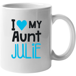 I Love My Aunt Julie Unisex Mug I Love My Aunt Julie Unisex Mug