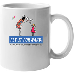 Fly It Forward W2g- Lady Unisex Mug Fly It Forward W2g- Lady Unisex Mug