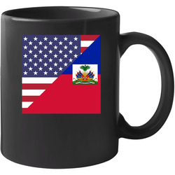Haiti Haitian Usa Flag Unisex Mug Haiti Haitian Usa Flag Unisex Mug