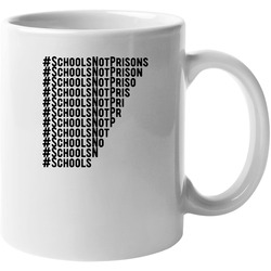 Schools Not Prisons Political Campaign Unisex Mug Schools Not Prisons Political Campaign Unisex Mug