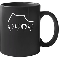 Adsr Music Black Unisex Mug Adsr Music Black Unisex Mug