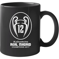 Real Madrid Champions 2017 Black Unisex Mug Real Madrid Champions 2017 Black Unisex Mug