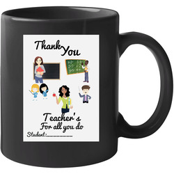 Thank You Teachers Kids Unisex Mug Thank You Teachers Kids Unisex Mug