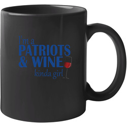 Patriot's & Wine Kinda Girl Unisex Mug Patriot's & Wine Kinda Girl Unisex Mug