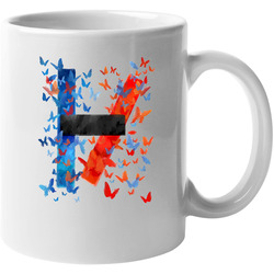 21 Pilots Butterfly Art White 11 OZ Mug 21 Pilots Butterfly Art White 11 OZ Mug