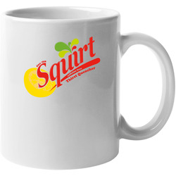 Squirt Grapefruit Flavored Soft Drink Soda Pop 11 OZ Mug Squirt Grapefruit Flavored Soft Drink Soda Pop 11 OZ Mug
