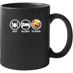 Clash Of Clans, Eat Sleep Clash 11 OZ Mug