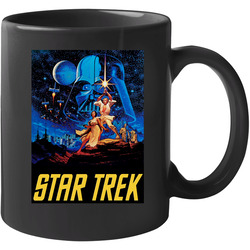 Star Wars Star Trek Mashup Parody Funny Joke Nerd 11 OZ Mug Star Wars Star Trek Mashup Parody Funny Joke Nerd 11 OZ Mug