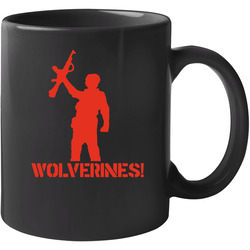Red Dawn Wolverines Ak 47 11 OZ Mug Red Dawn Wolverines Ak 47 11 OZ Mug