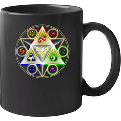 Zelda Detailed Triforce Video Game 11 OZ Mug Zelda Detailed Triforce Video Game 11 OZ Mug