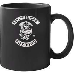 Sons Of Belichick Ne Foxboro Sons Of Anarchy Parody New England Ultimate Best Patriots Pats 11 OZ Mug Sons Of Belichick Ne Foxboro Sons Of Anarchy Parody New England Ultimate Best Patriots Pats 11 OZ Mug