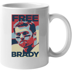 Free Brady Patriots Deflate Gate Tom Football 11 OZ Mug Free Brady Patriots Deflate Gate Tom Football 11 OZ Mug