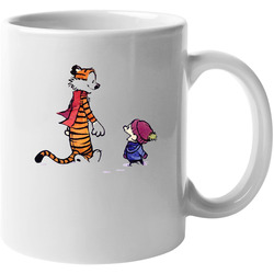 Calvin And Hobbes Exploring Snow 11 OZ Mug Calvin And Hobbes Exploring Snow 11 OZ Mug