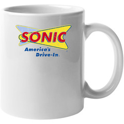 Sonic Drive In Cool Popular Food Drink Restaurant Brand Logo Gift 11 OZ Mug Sonic Drive In Cool Popular Food Drink Restaurant Brand Logo Gift 11 OZ Mug