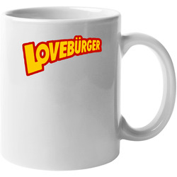 Loveburger Funny Classic 11 OZ Mug Loveburger Funny Classic 11 OZ Mug
