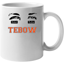 Tim Tebow John 316 Broncos Football 11 OZ Mug Tim Tebow John 316 Broncos Football 11 OZ Mug