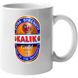 Kalik Gold Beer Bahamas Barbados Lager 11 OZ Mug Kalik Gold Beer Bahamas Barbados Lager 11 OZ Mug