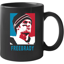 Free The Great Tom Brady Football 11 OZ Mug Free The Great Tom Brady Football 11 OZ Mug