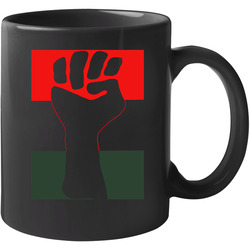 Power To The People Fist Black History Month 11 OZ Mug Power To The People Fist Black History Month 11 OZ Mug