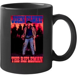 Retro Denver Football John Elway The Rifleman 11 OZ Mug Retro Denver Football John Elway The Rifleman 11 OZ Mug