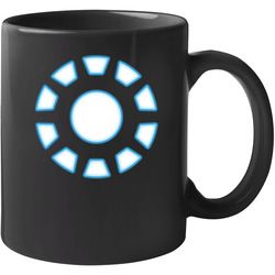 Iron Man Glowing Heart Comic Movie 11 OZ Mug Iron Man Glowing Heart Comic Movie 11 OZ Mug