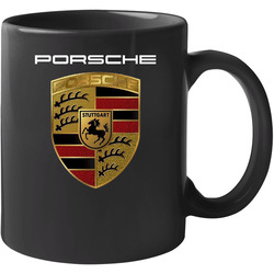 Porsche Black 11 OZ Mug