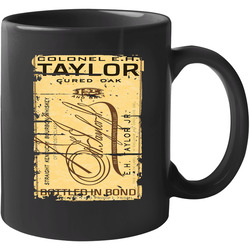 Colonel E H Taylor Bourbon  Alcohol Drinking Gift Distressed Look 11 OZ Mug