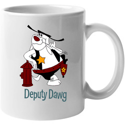 Deputy Dawg Hydrant Cartoon 11 OZ Mug