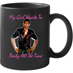 Eddie Murphy Retro Party All The Time 11 OZ Mug Eddie Murphy Retro Party All The Time 11 OZ Mug
