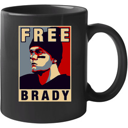 Free Brady Patriots Football Twitter 11 OZ Mug Free Brady Patriots Football Twitter 11 OZ Mug