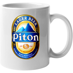 Piton Beer Lager St Lucia Vacation Island 11 OZ Mug Piton Beer Lager St Lucia Vacation Island 11 OZ Mug