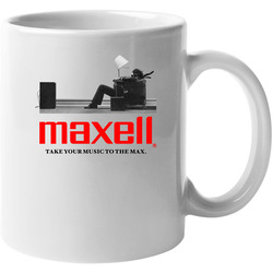 Maxell Casette Tape Blown Away 11 OZ Mug Maxell Casette Tape Blown Away 11 OZ Mug