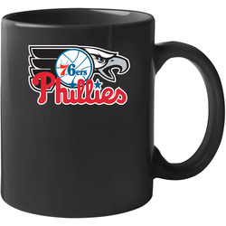 Philadelphia Pennsylvania Pro Sports Teams Logo Mashup City Pride Fan 11 OZ Mug Philadelphia Pennsylvania Pro Sports Teams Logo Mashup City Pride Fan 11 OZ Mug