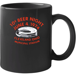 10 Cent Beer Night Cleveland Baseball 11 OZ Mug 10 Cent Beer Night Cleveland Baseball 11 OZ Mug