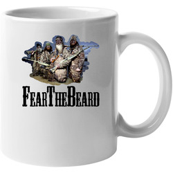 Fear The Beard Duck Dynasty Show Duck Call 11 OZ Mug Fear The Beard Duck Dynasty Show Duck Call 11 OZ Mug