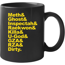 Meth & Ghost & Inspectah Wu Tang Clan Members Rap 11 OZ Mug Meth & Ghost & Inspectah Wu Tang Clan Members Rap 11 OZ Mug