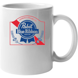 Pabst Blue Ribbon Beer 11 OZ Mug Pabst Blue Ribbon Beer 11 OZ Mug