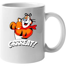 Tony The Tiger Cereal Mascot Retro 11 OZ Mug Tony The Tiger Cereal Mascot Retro 11 OZ Mug
