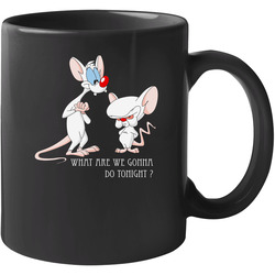 Pinky And The Brain Tv Show Cartoon 11 oz Mug Pinky And The Brain Tv Show Cartoon 11 oz Mug