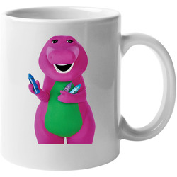 Barney Dinosaur Children's Tv Show 11 oz Mug Barney Dinosaur Children's Tv Show 11 oz Mug