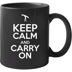 Keep Calm And Carry On Portage Canoe 11 oz Mug Keep Calm And Carry On Portage Canoe 11 oz Mug