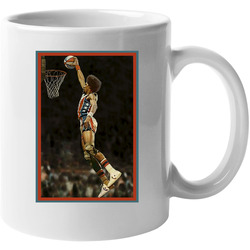 Julius Winfield Erving Ii Dr. J Basketball Dunk Usa Fan 11 oz Mug Julius Winfield Erving Ii Dr. J Basketball Dunk Usa Fan 11 oz Mug