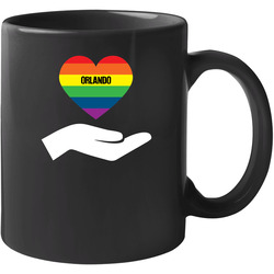 Orlando Pride Heart Victim Support Donation 2 11 oz Mug Orlando Pride Heart Victim Support Donation 2 11 oz Mug
