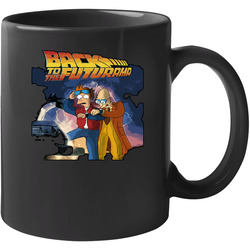 Back To The Future Futurama Funny 11 oz Mug Back To The Future Futurama Funny 11 oz Mug
