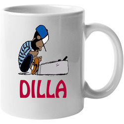 J Dilla Hip Hop Donuts Mf Doom 11 oz Mug J Dilla Hip Hop Donuts Mf Doom 11 oz Mug